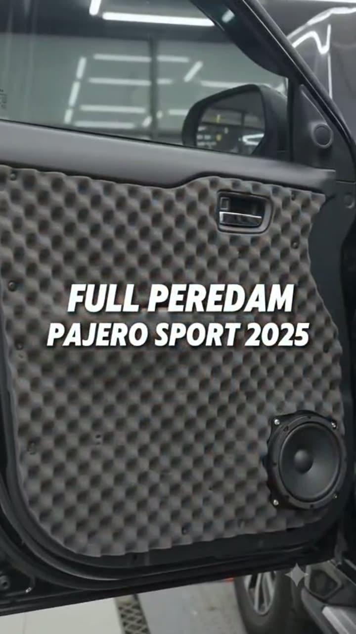 Pemasangan peredam pintu untuk mendukung kinerja midbass speaker