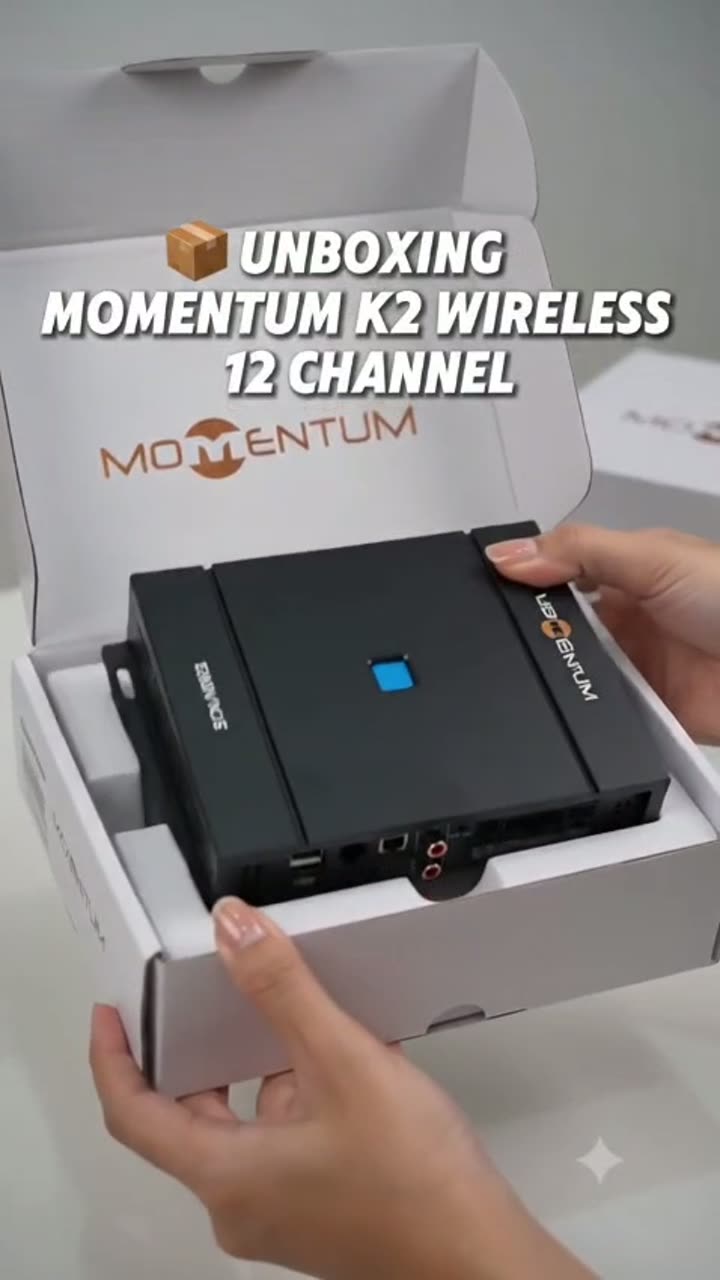 Unit DSP dengan power amplifier built-in 12 channel