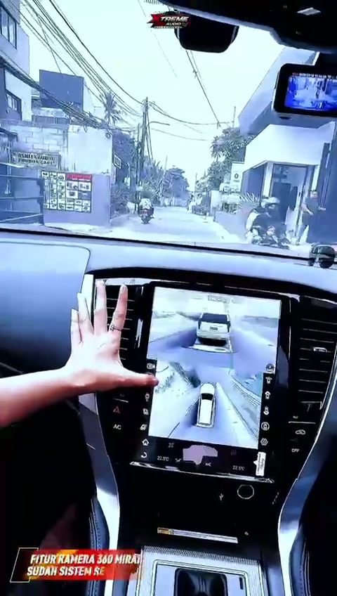 Pajero 2025 — Head Unit Tesla 12,3″ & Kamera 360